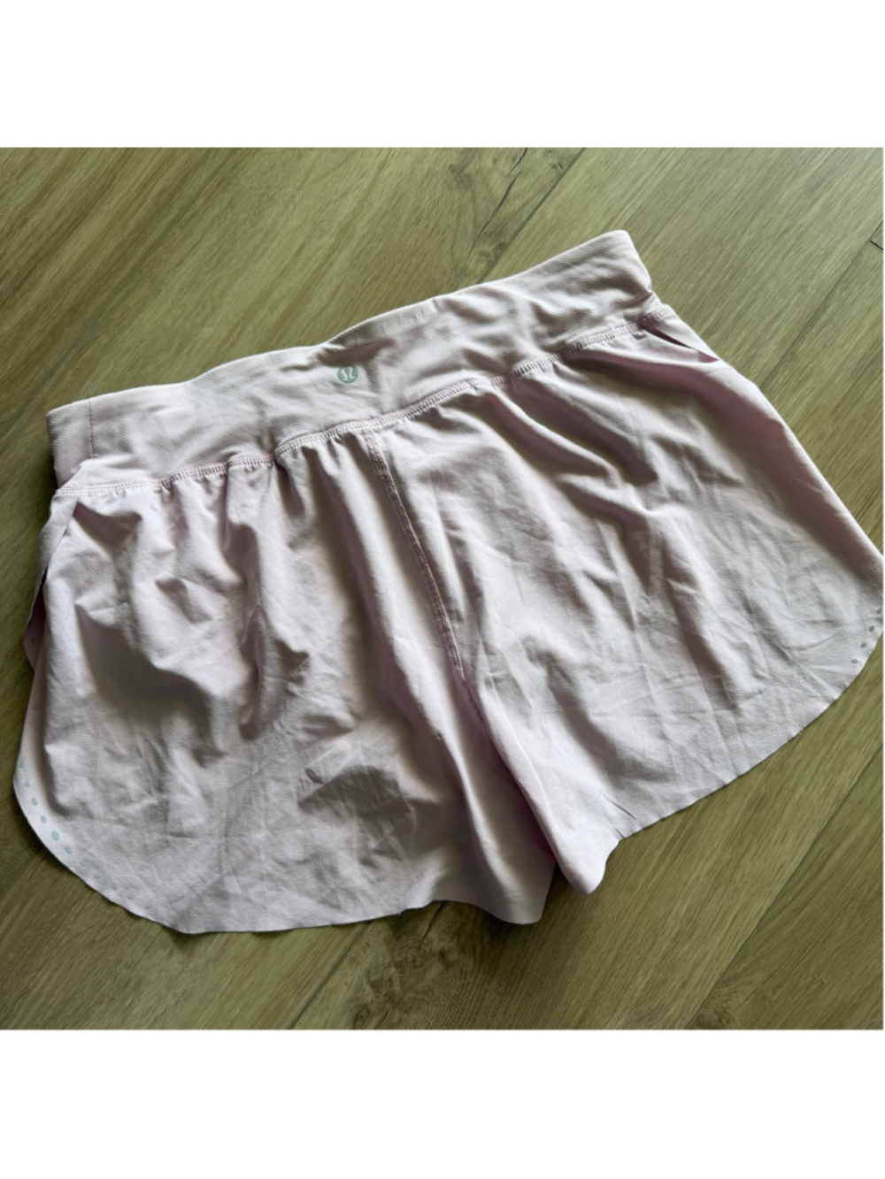 Lululemon Find Your Pace High-Rise Lined Short 3" Pink Peony sz 8 - Picture 4 of 6